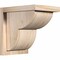 Ekena Millwork Crestline Smooth Corbel w/Backplate, Douglas Fir, 7 1/2"W x 10"D x 10"H COR08X10X10CRE01SDF - alternate 1